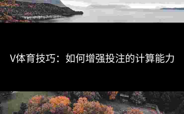 V体育技巧：如何增强投注的计算能力